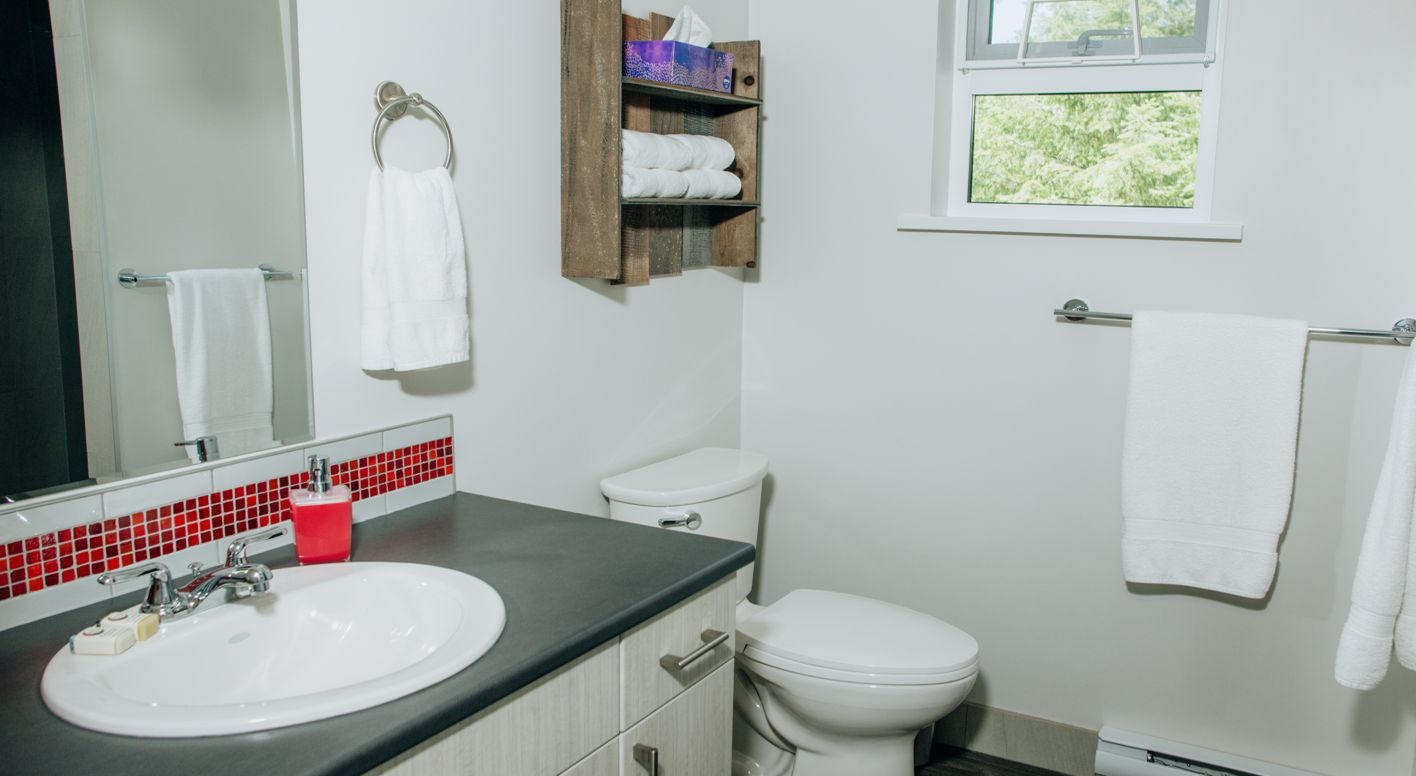 Whalebone Cove Cabin bathroom