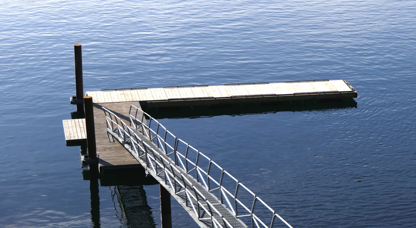 Whalebone Cove Cabin waterfront dock