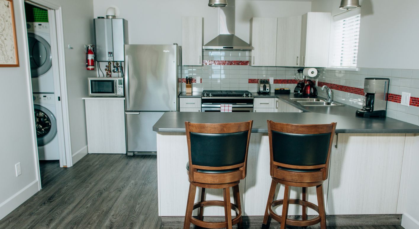 Whalebone Cove Cabin kitchen